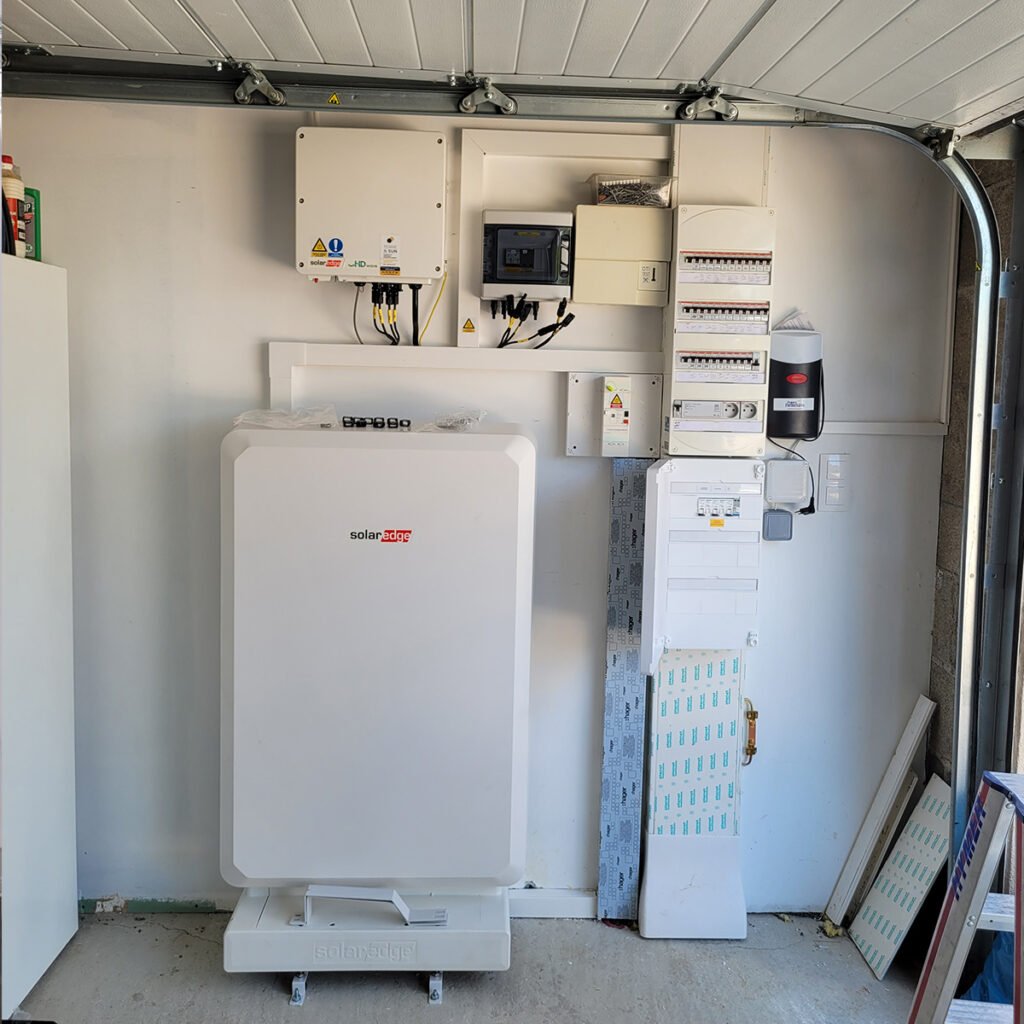 Installation avec batterie grande capacité