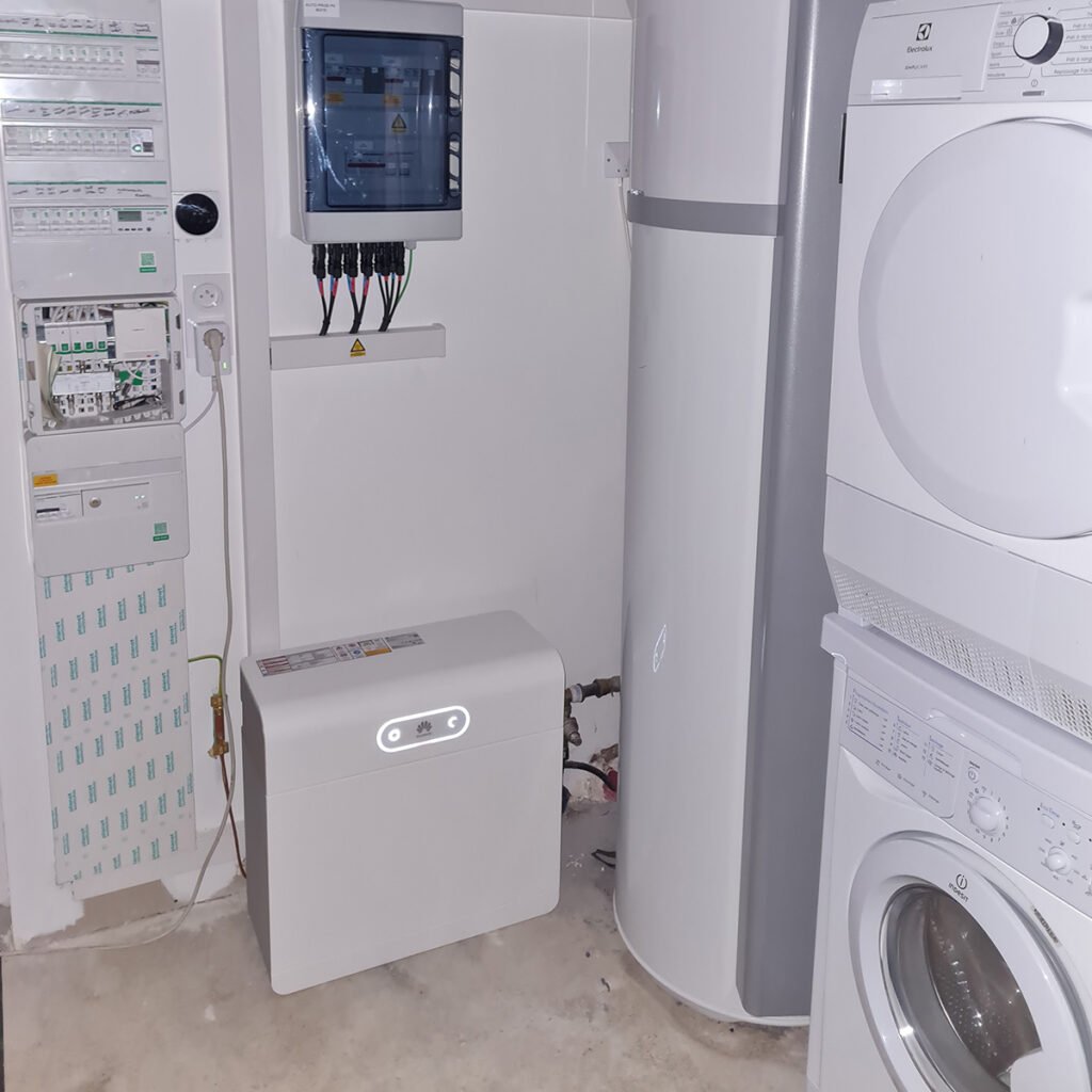 Installation avec batterie